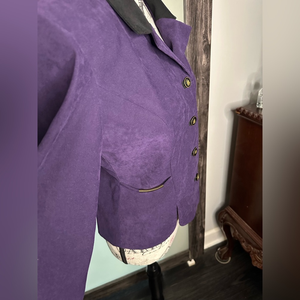 Perceptions Deep Purple Blazer - image 5